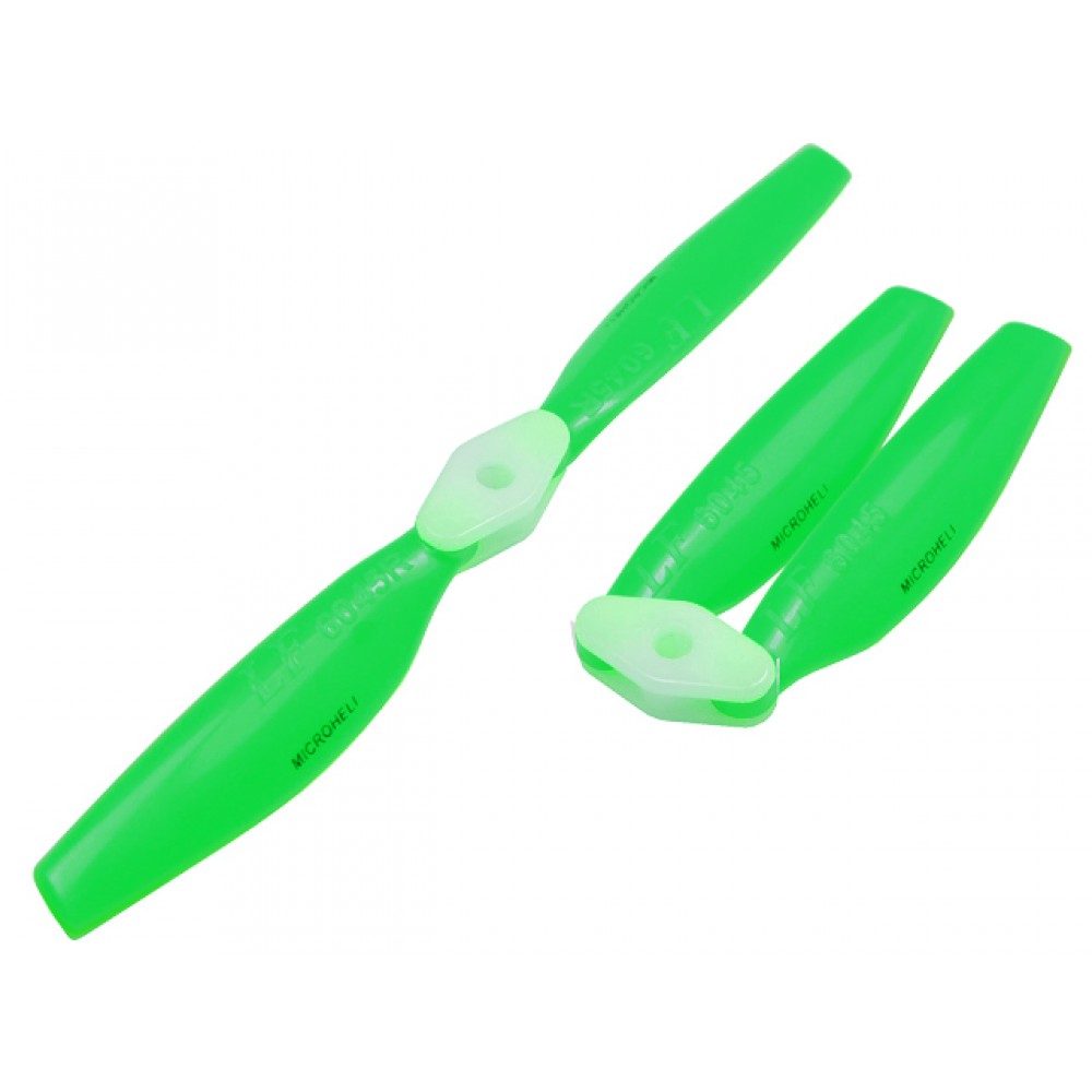 Plastic Folding 2-Blade Propeller 6045 CW/CCW w/Bracket (GREEN)