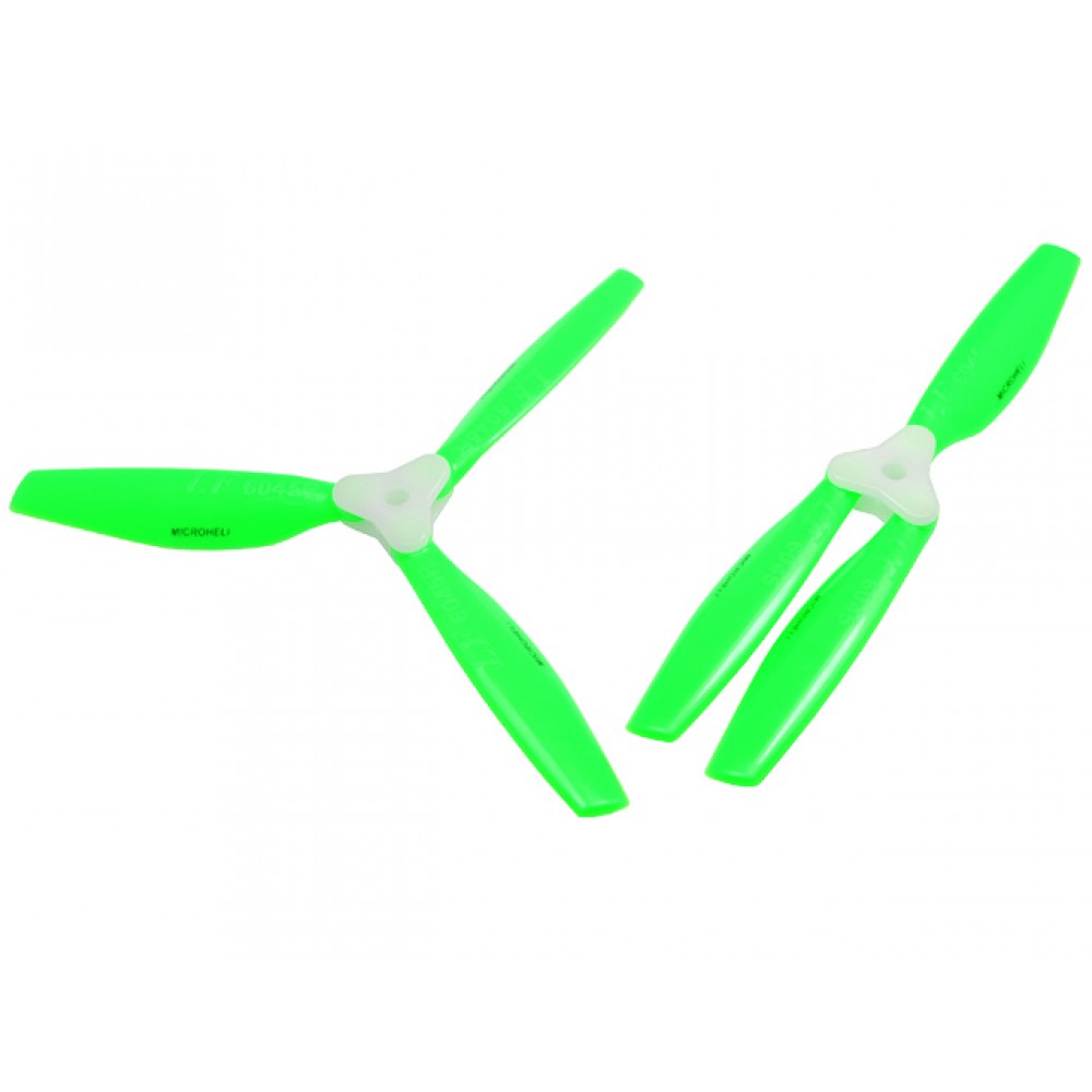 Plastic Folding 3-Blade Propeller 6045 CW/CCW w/Bracket (GREEN)