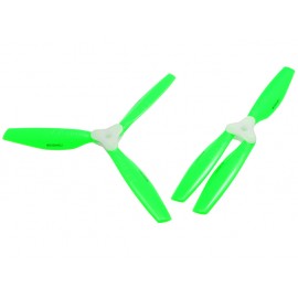 Plastic Folding 3-Blade Propeller 6045 CW/CCW w/Bracket (GREEN)
