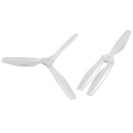 Plastic Folding 3-Blade Propeller 6045 CW/CCW w/Bracket (WHITE)