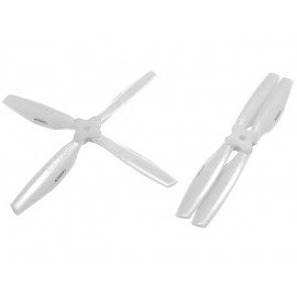 Plastic Folding 4-Blade Propeller 6045 CW/CCW w/Bracket (WHITE)