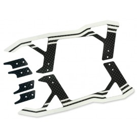 Carbon Fiber Landing Skids (WHITE) - SPYDER 300I