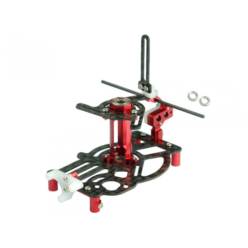 Aluminum/Carbon Fiber Main Frame (RED) - SUPER CP