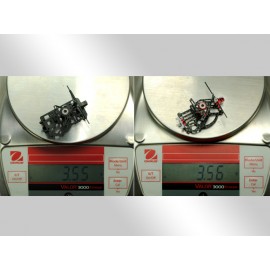 Aluminum/Carbon Fiber Main Frame (RED) - SUPER CP