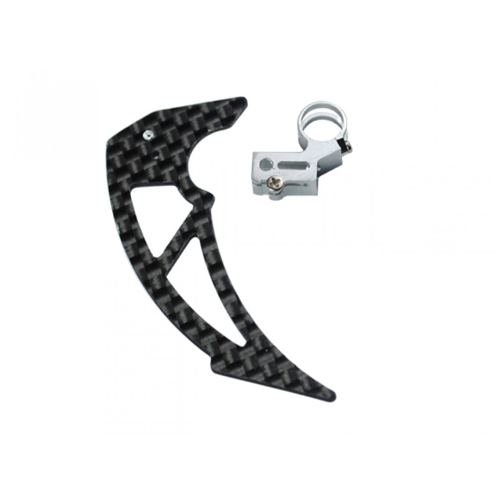 Aluminum Tail Motor Mount w/ Vertical Fin set  - T-REX 150X