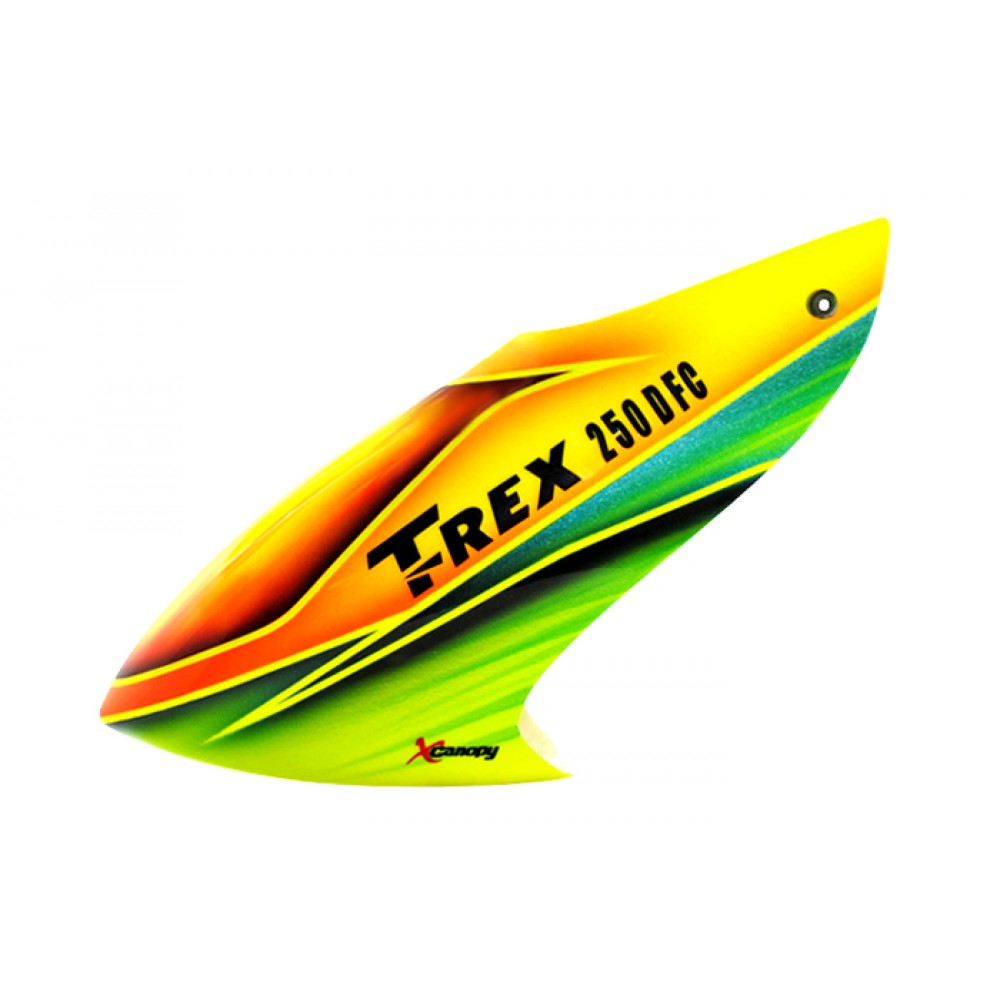 XCanopy Airbrush Fiberglass Alien Canopy - TREX 250 PRO