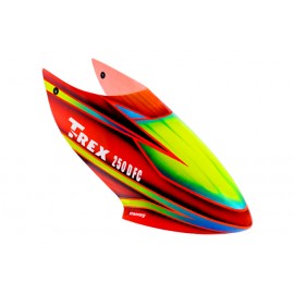XCanopy Airbrush Fiberglass Red Devil Canopy - TREX 250 PRO