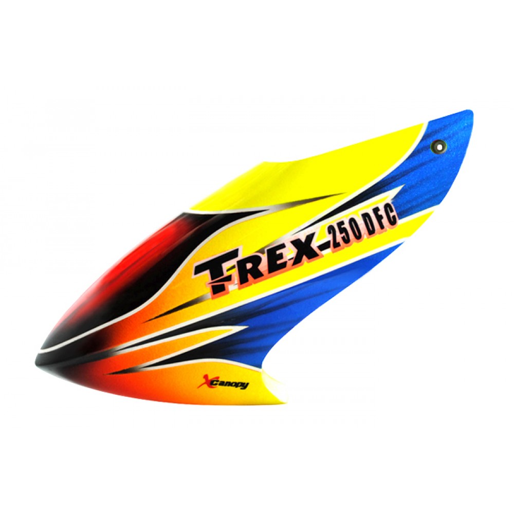 XCanopy Airbrush Fiberglass Blood Trap Canopy - TREX 250 PRO