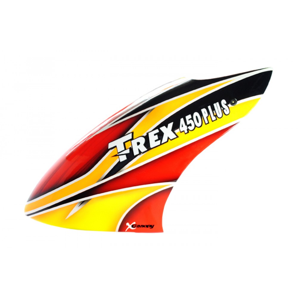 XCanopy Airbrush Fiberglass Fire Fighting Canopy - TREX 450 PLUS