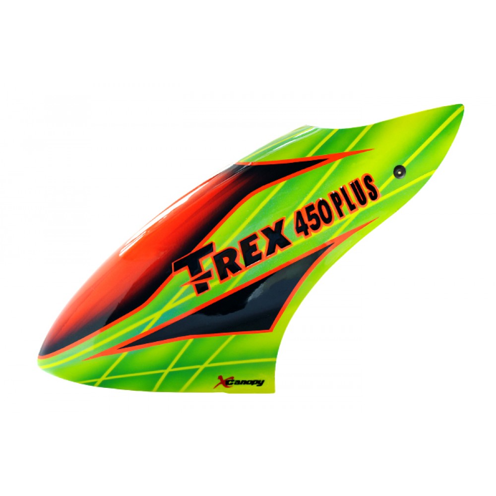 XCanopy Airbrush Fiberglass Forest Assassin Canopy - TREX 450 PLUS