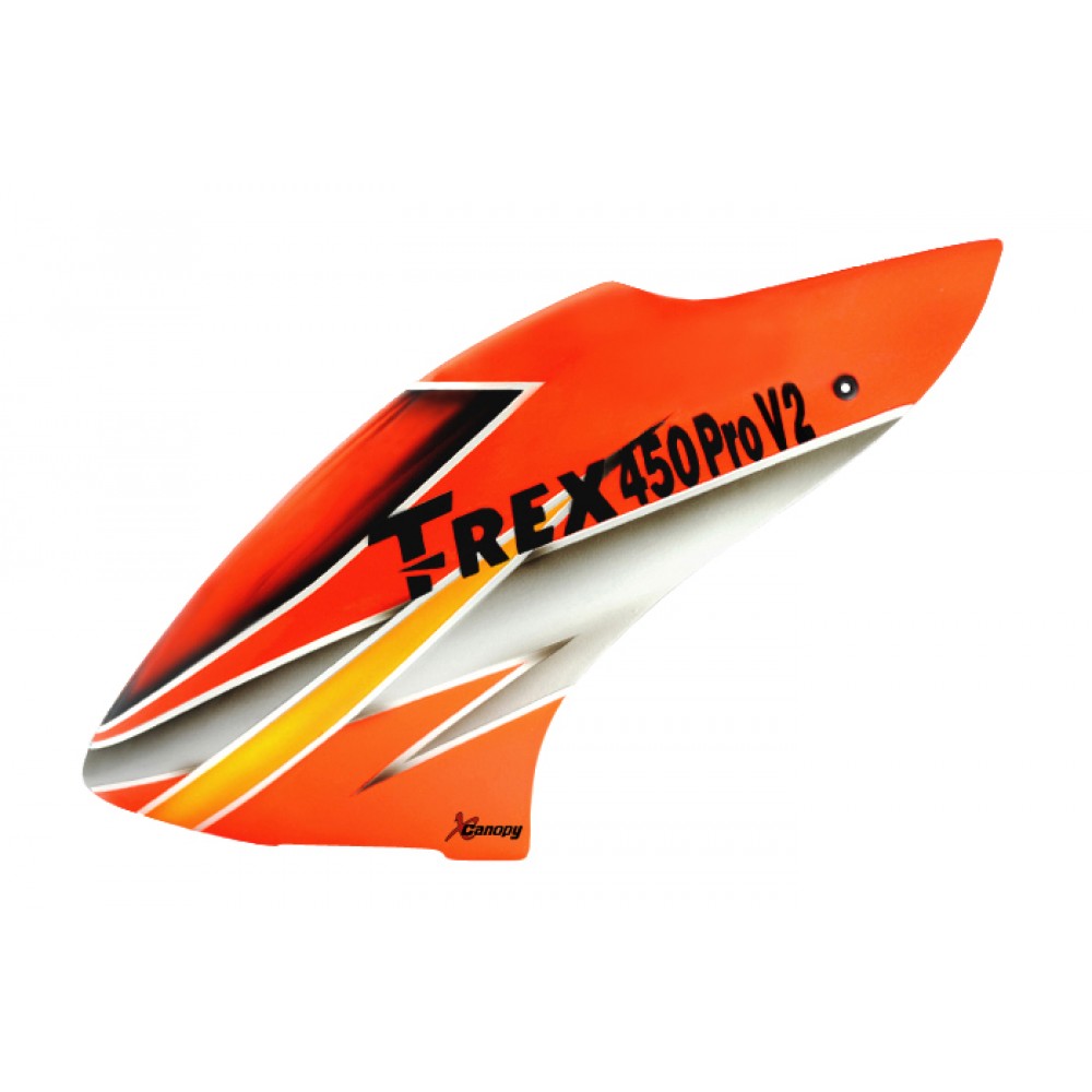 XCanopy Airbrush Fiberglass Bloodhound Canopy - TREX 450 PRO V2