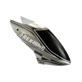 XCanopy Airbrush Fiberglass Gray Sky Canopy - TREX 450 PRO V2