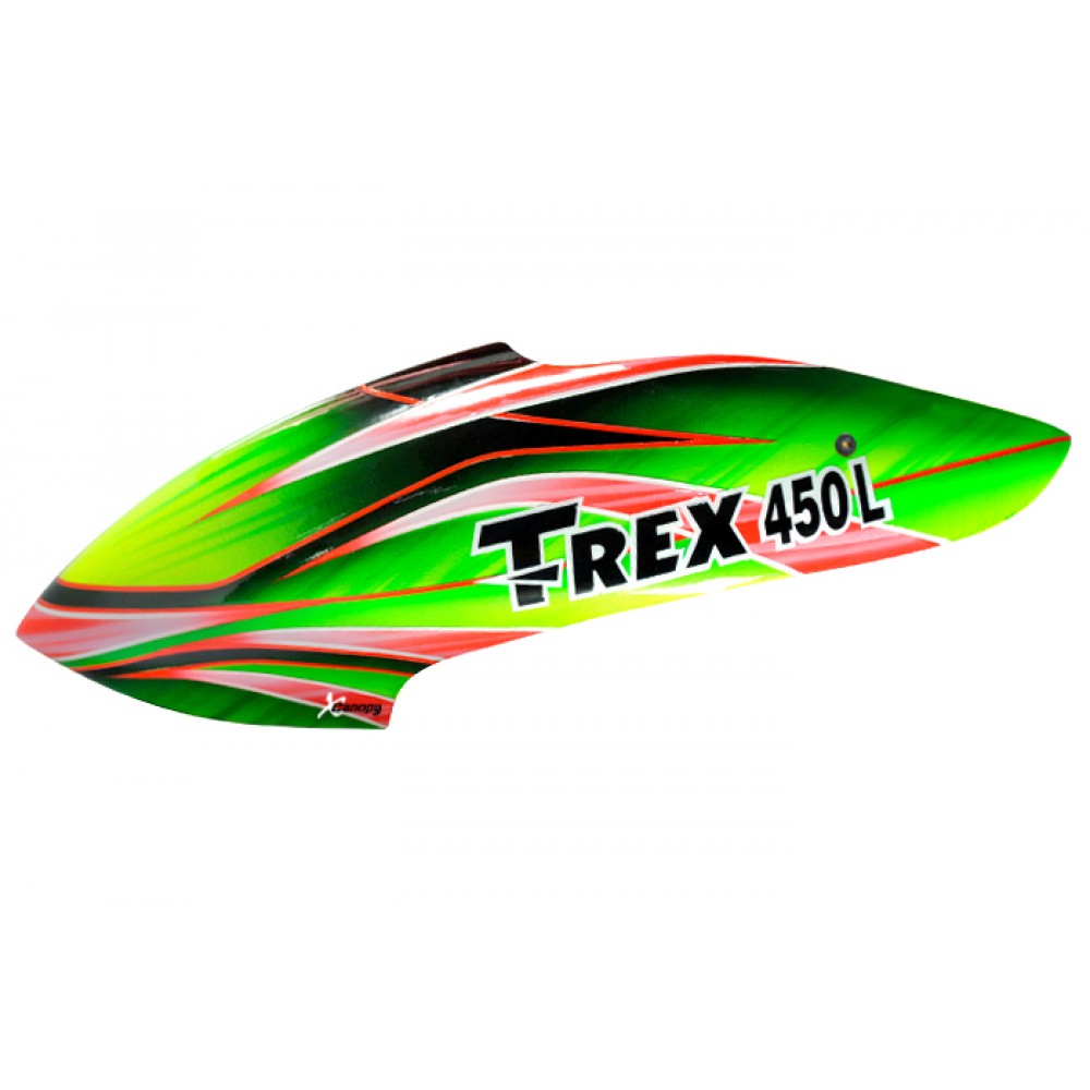XCanopy Airbrush Fiberglass Forest Assassin Canopy - TREX 450L
