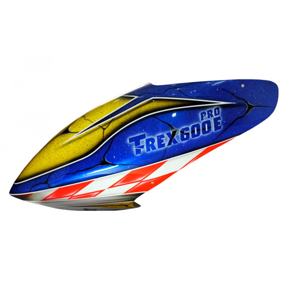 XCanopy Airbrush Fiberglass Galaxy Canopy - TREX 600E PRO