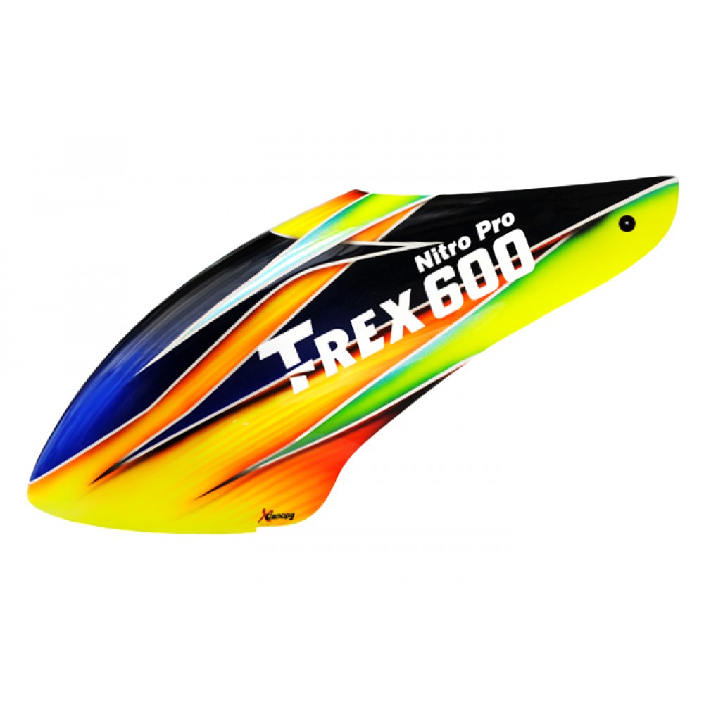 XCanopy Airbrush Fiberglass FreeStyle Canopy - TREX 600N PRO