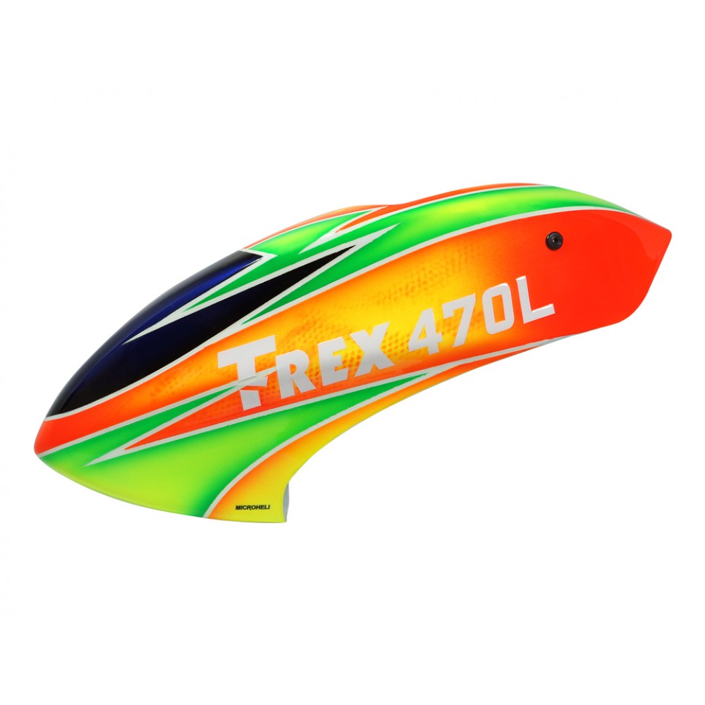 Airbrush Fiberglass Parrot Canopy - T-REX 470L