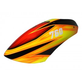 Airbrush Fiberglass Lava River Canopy - T-REX 700E/700L/700X/760X