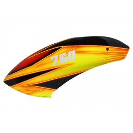 Airbrush Fiberglass Lava River Canopy - T-REX 700E/700L/700X/760X