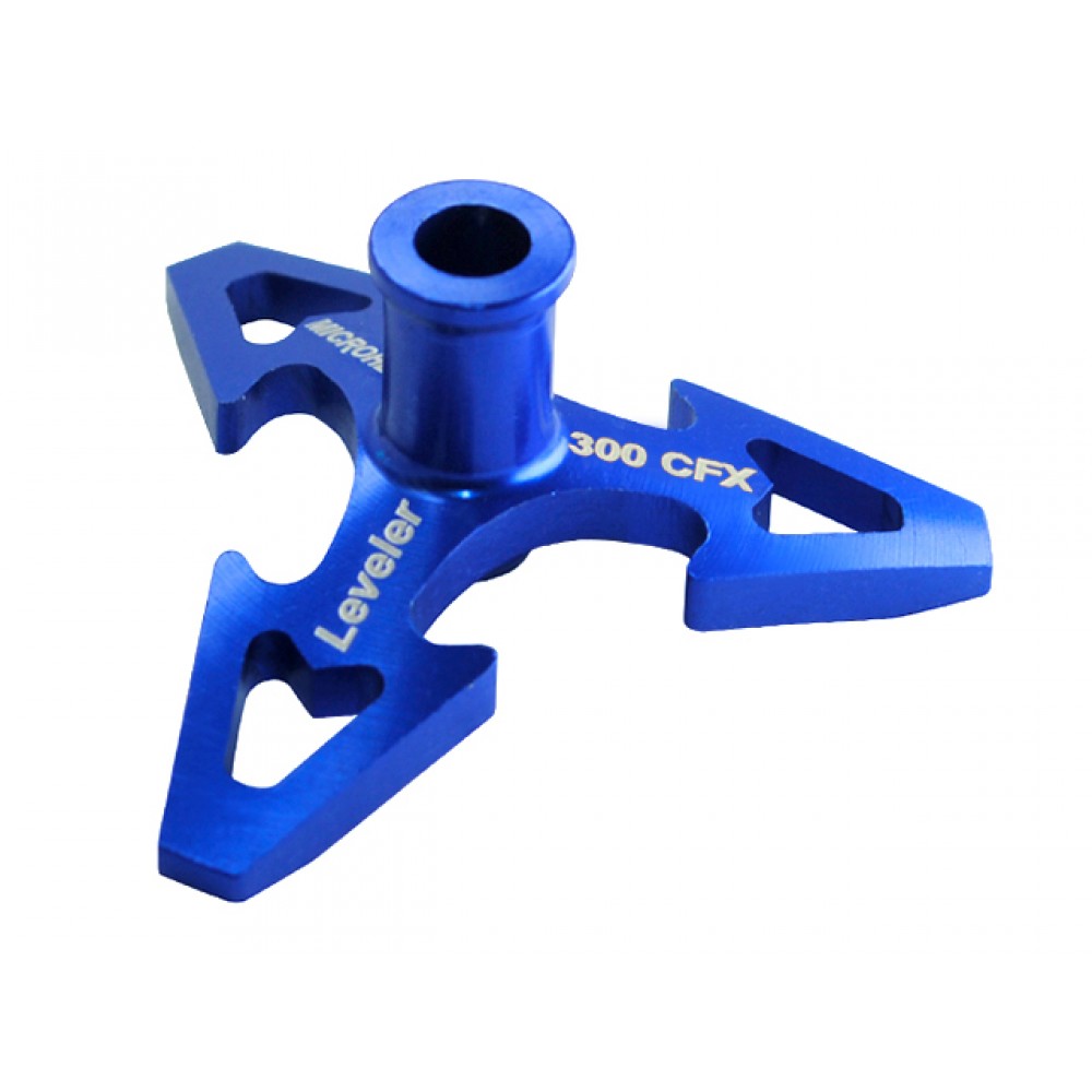 CNC Aluminum Swashplate Leveler (BLUE/PURPLE) - BLADE 300 CFX