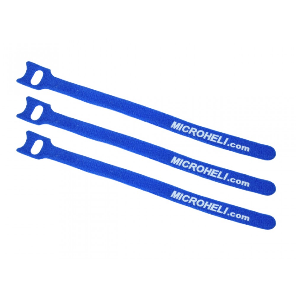 Double Sided Battery Strap 200x12mm (BLUE)