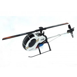 Airbrush Fiberglass Hughes 300 Scale w/ Landing Gear - WLTOYS V950