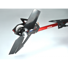 Carbon Fiber Tail Gear Case (RED) - WLTOYS V950