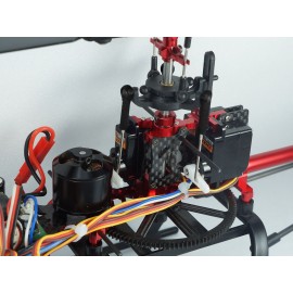 EMAX ES08MD II Servo Mount Set (RED)(for MICROHELI frames - WLTOYS V950)