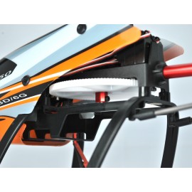 CNC Delrin Main Gear w/ Aluminum Hub set (GOLD) - WLTOYS V950