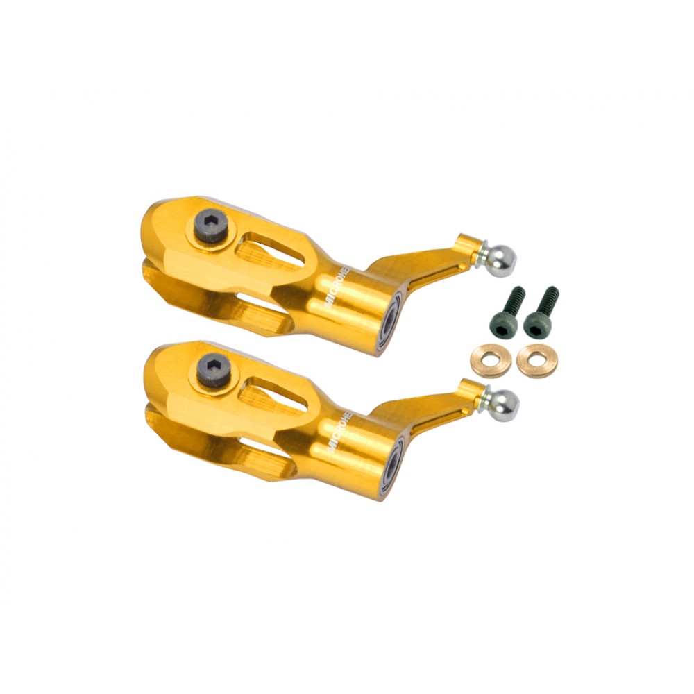 CNC Aluminum Main Blade Grip (GOLD) - WLTOYS V950