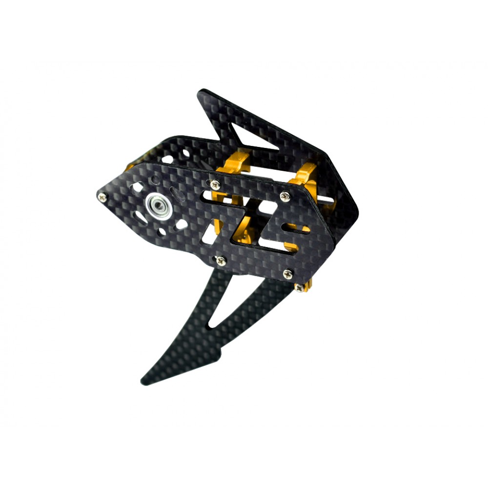 Carbon Fiber Tail Gear Case (GOLD) - WLTOYS V950