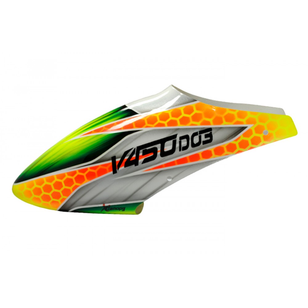 XCanopy Airbrush Fiberglass V-PRO Canopy - WALKERA V450D03