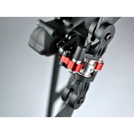 Aluminum Double Bearing Tail Blade Grip Arm set (RED) - WALKERA V450D03