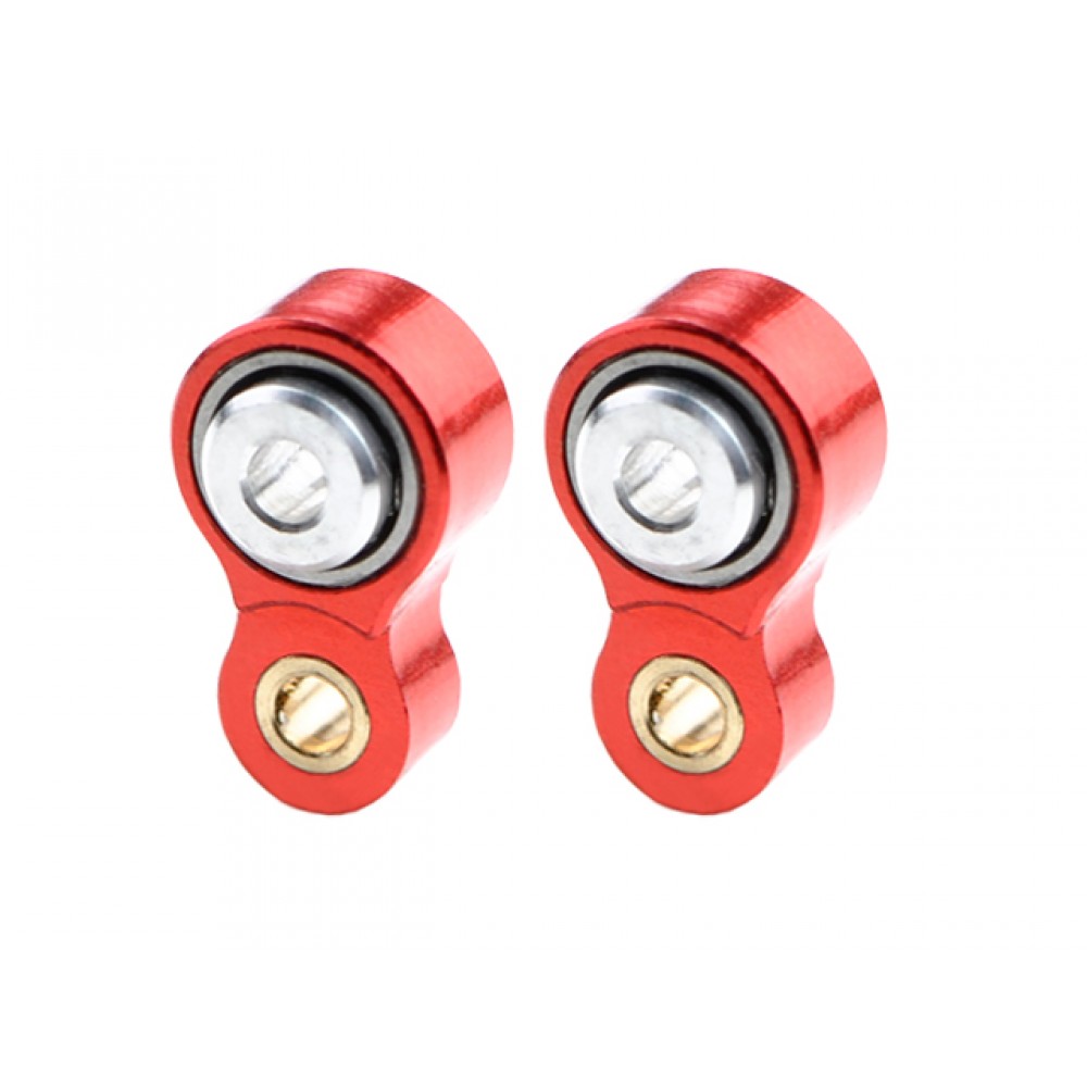 Aluminum Double Bearing Tail Blade Grip Arm set (RED) - WALKERA V450D03