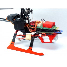 Aluminum/Carbon Fiber Landing Gear Set (RED) - XK K130